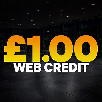 £1 Website Credit