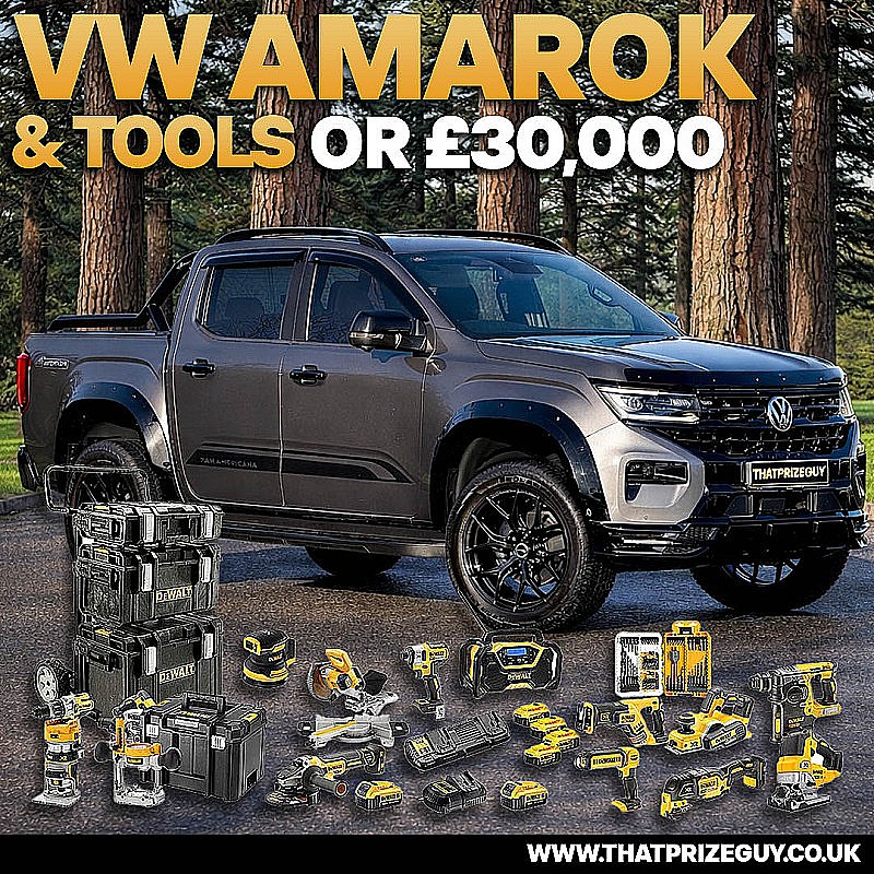 Volkswagen Amarok & De Walt Tools or £30,000
